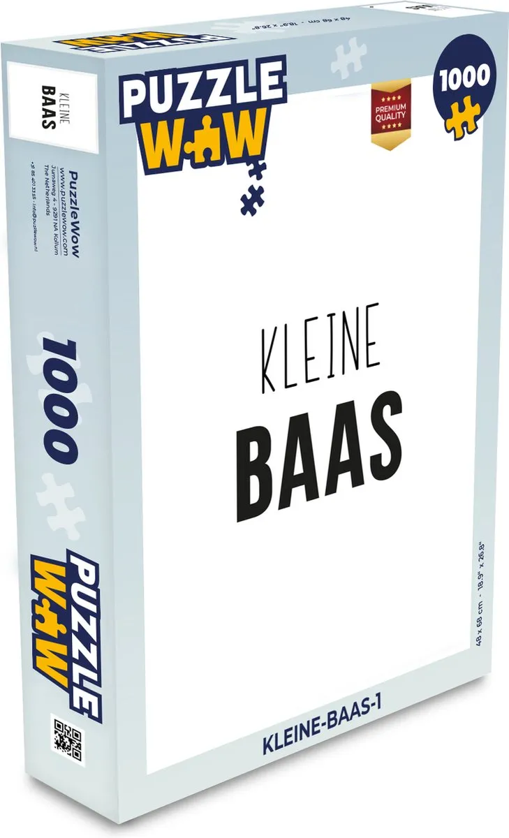 PuzzleWow Spreuken Legpuzzel 1000 Stuks - Multicolor