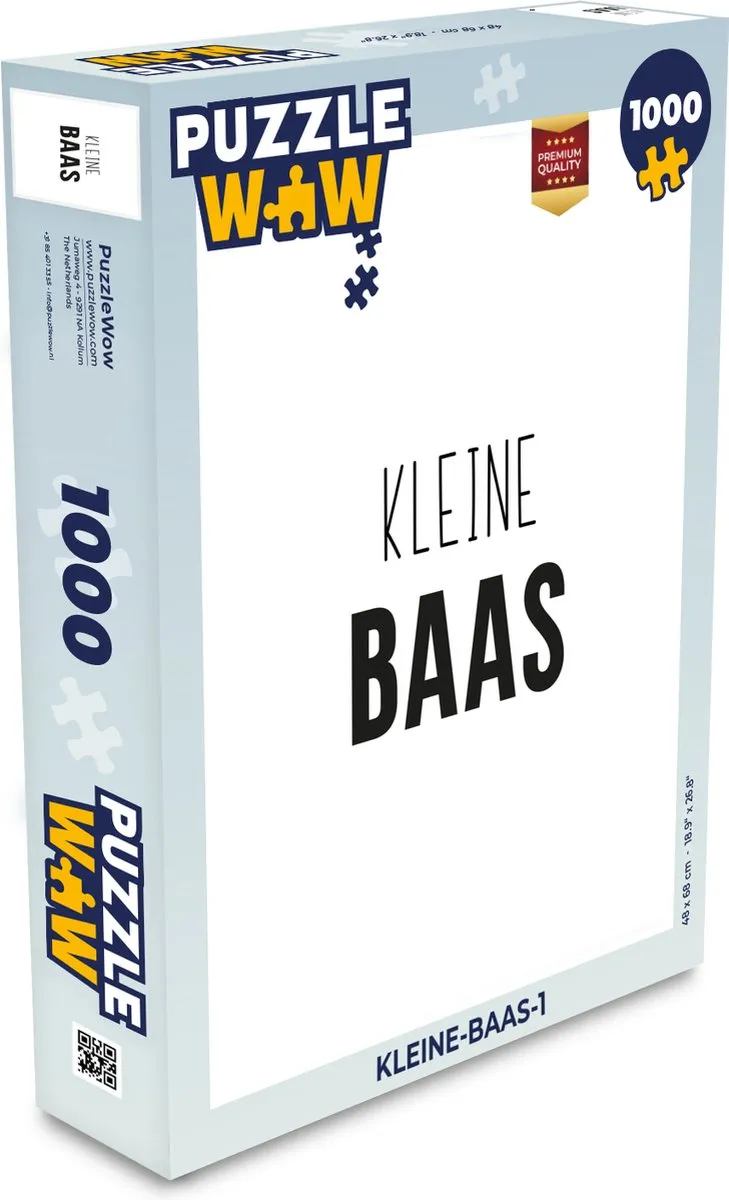 PuzzleWow Spreuken Legpuzzel 1000 Stuks - Multicolor
