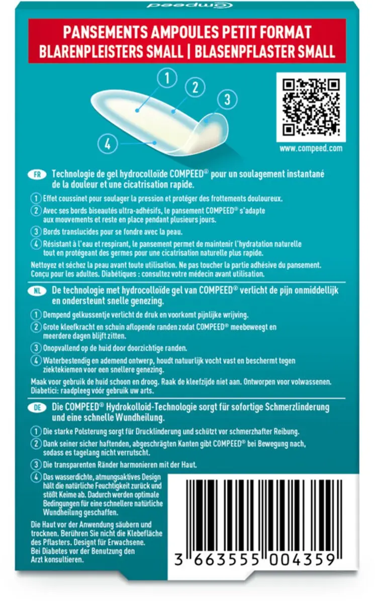 Compeed Blarenpleister Small