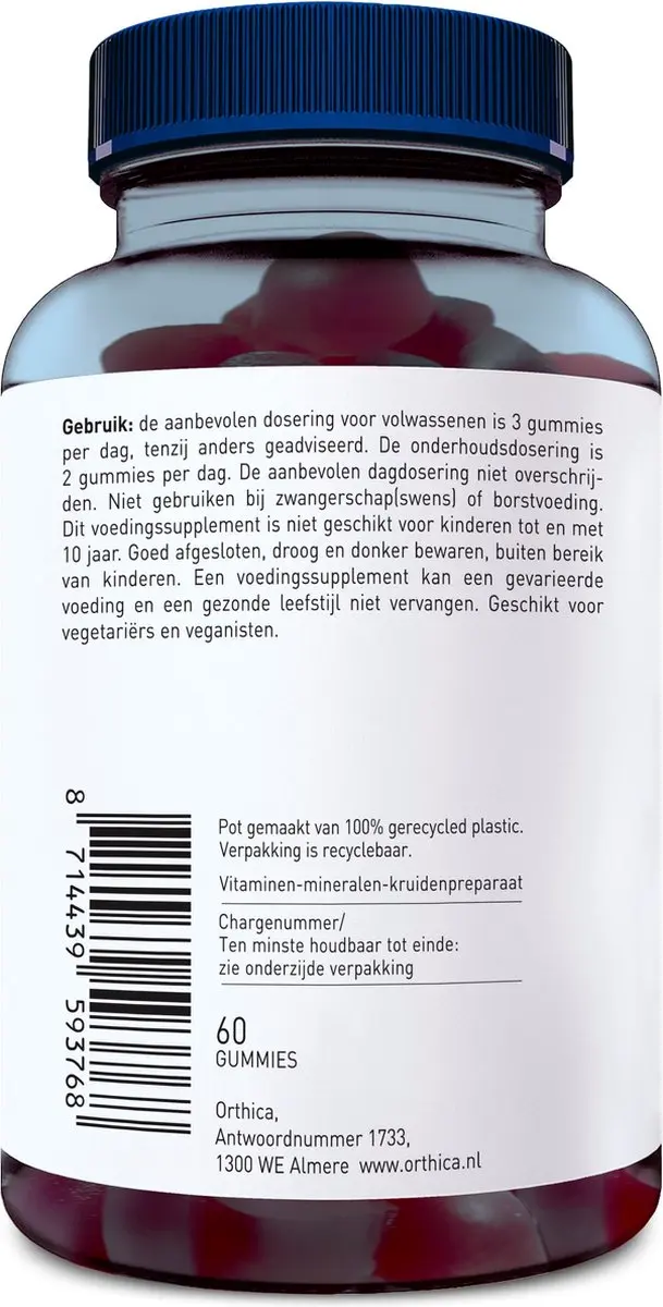 Orthica Weerstand Gummies - 60 Stuks