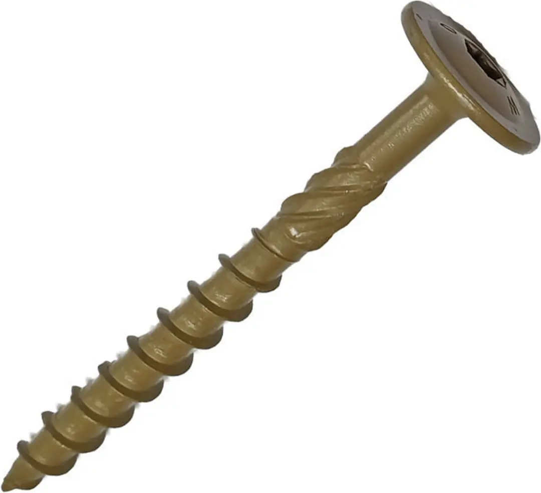 Woodies Ultimate Shield Oudoor Schroeven Torx 40 8x60mm - 100 Stuks - Geel