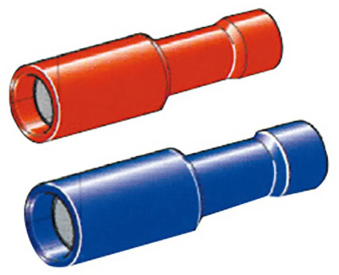 Oem Marine 2 Vrouwelijke Cilindrische Geïsoleerde Eindkappen 0.25-1 Mm 100 Eenh