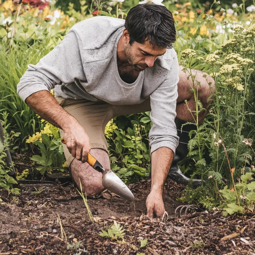 Fiskars Xact Plantschep - Softgrip RVS