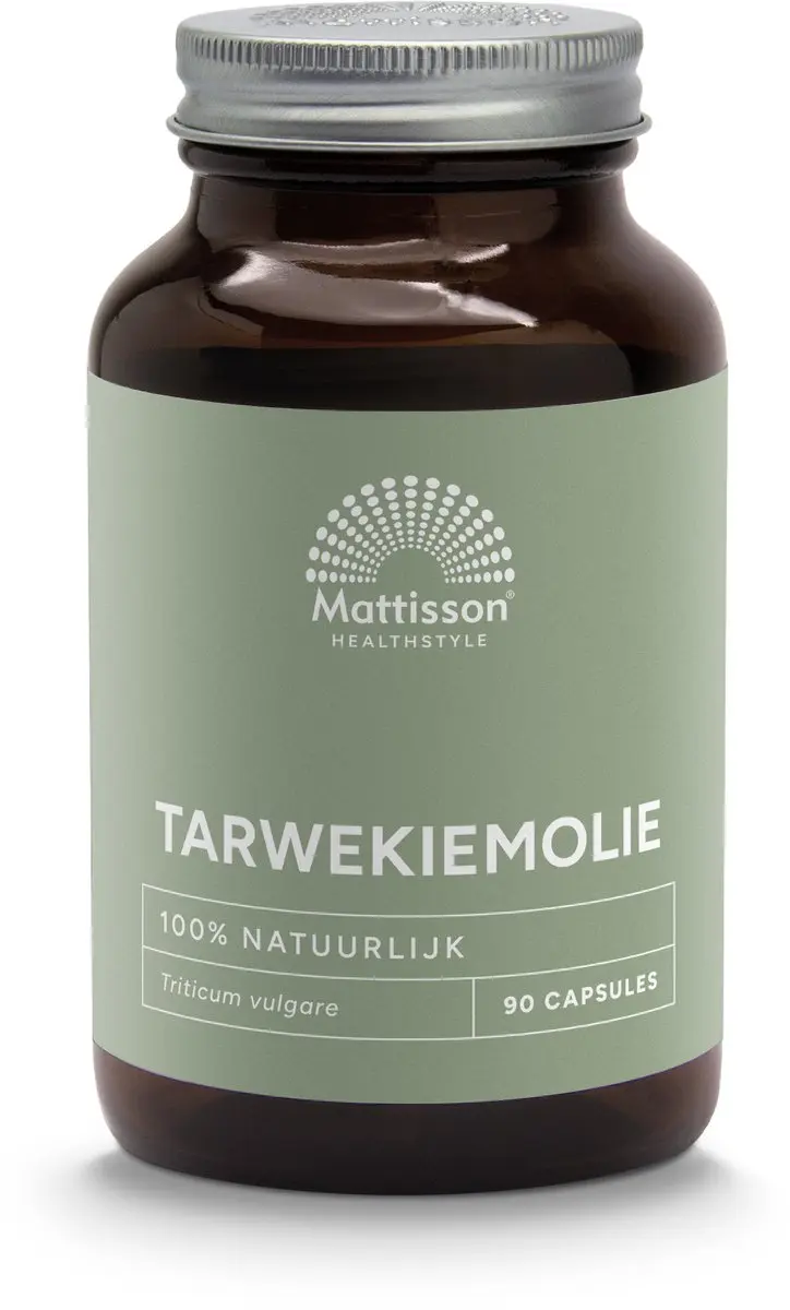 Mattisson Tarwekiemolie 1000mg Voedingssupplement - 90 Capsules