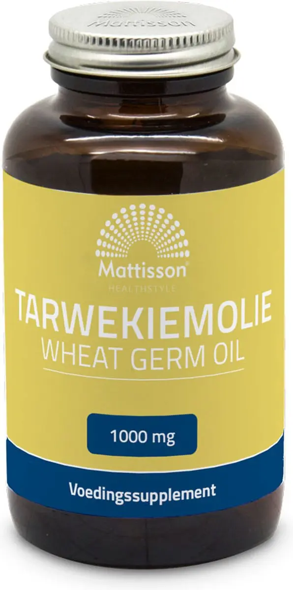 Mattisson Tarwekiemolie 1000mg Voedingssupplement - 90 Capsules