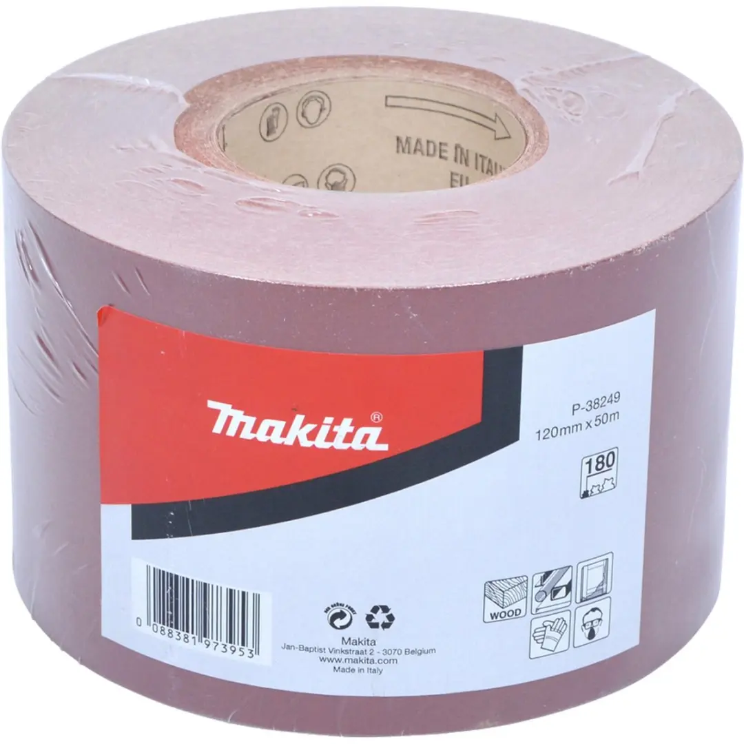 Makita P-38249 Schuurpapierrol 120mm - 50m - K180 - afbeelding 3 van 4
