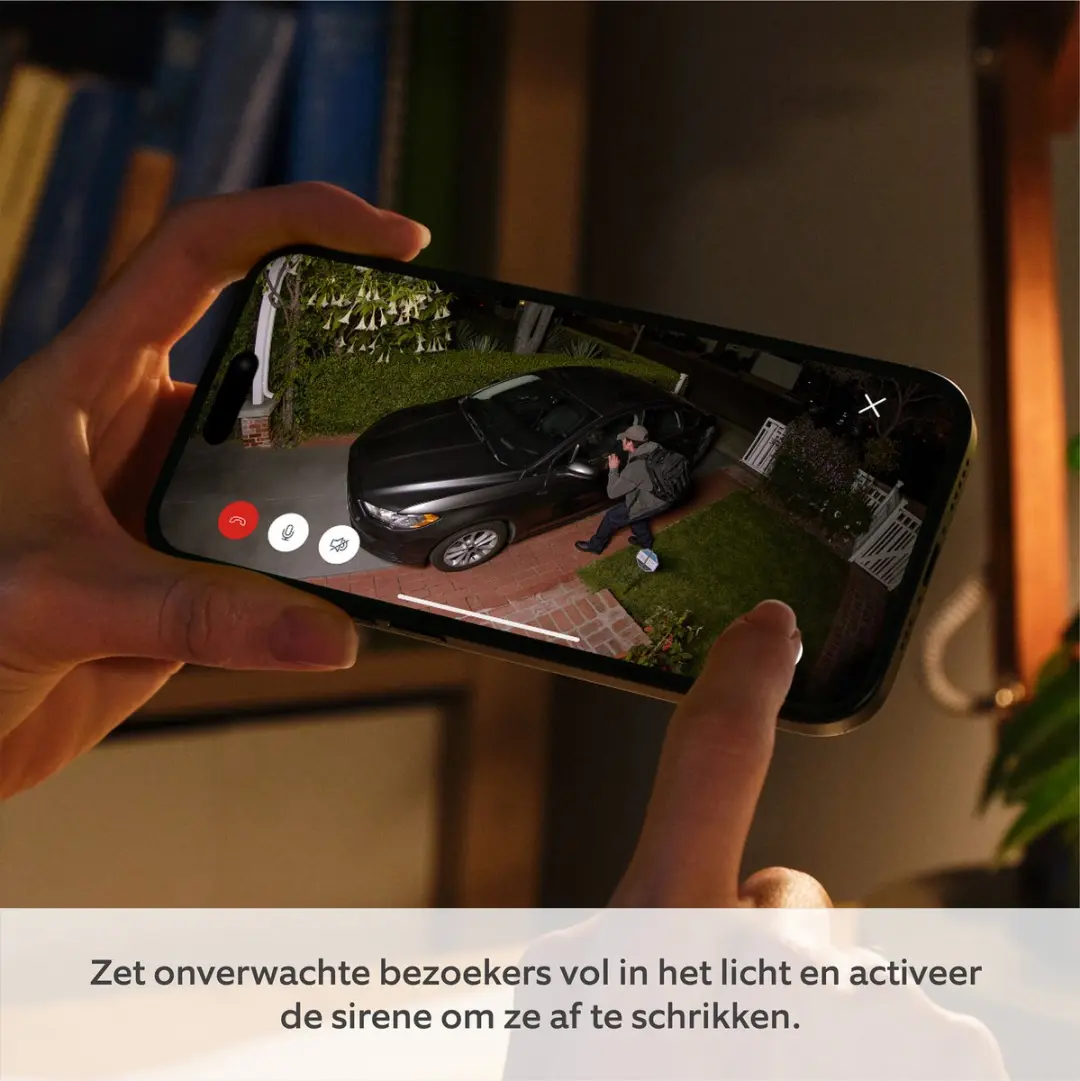Ring Floodlight Camera 4K Pro - Zwart
