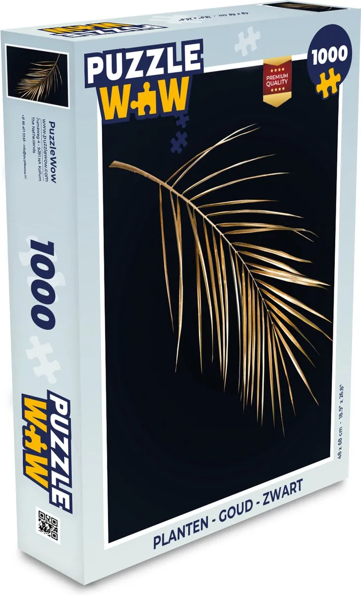 PuzzleWow Planten Legpuzzel 1000 Stuks - Multicolor