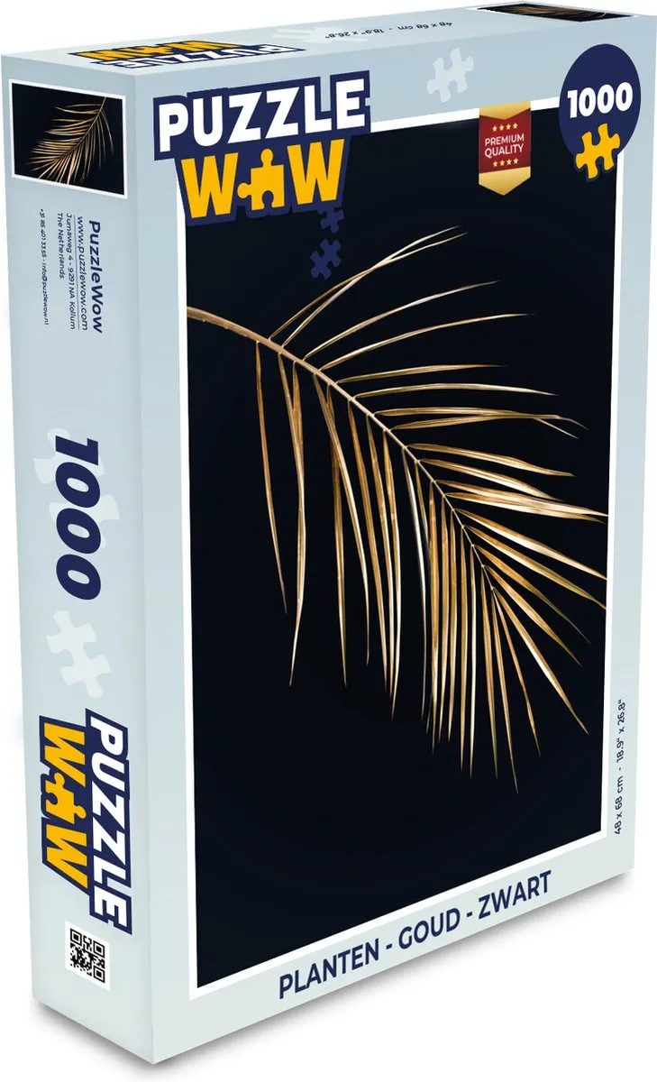 PuzzleWow Planten Legpuzzel 1000 Stuks - Multicolor