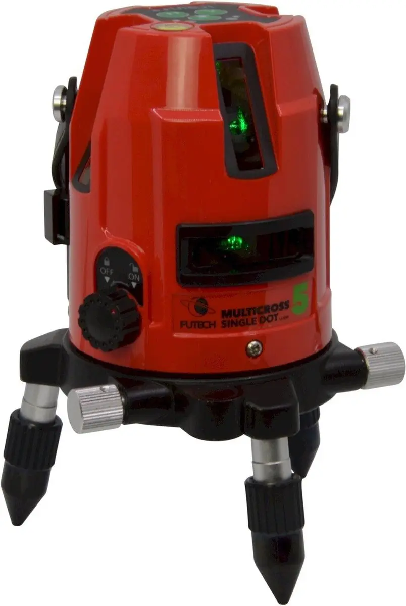 FUTECH Multicross 5 SD Kruislijnlaser Groen in Koffer