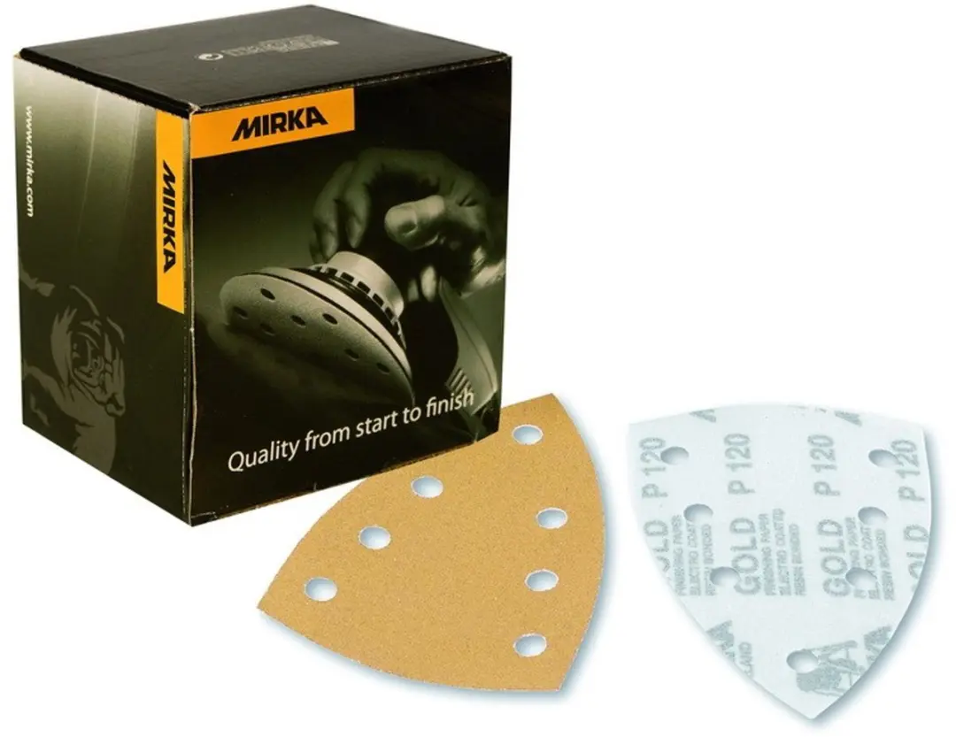 MIRKA Gold Delta Schuurpapier 100x152mm met 7 gaten