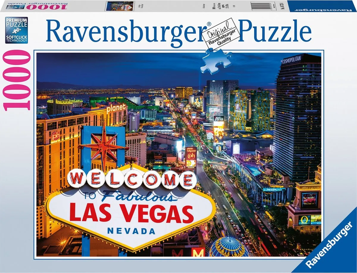 Ravensburger Las Vegas Legpuzzel 1000 Stuks