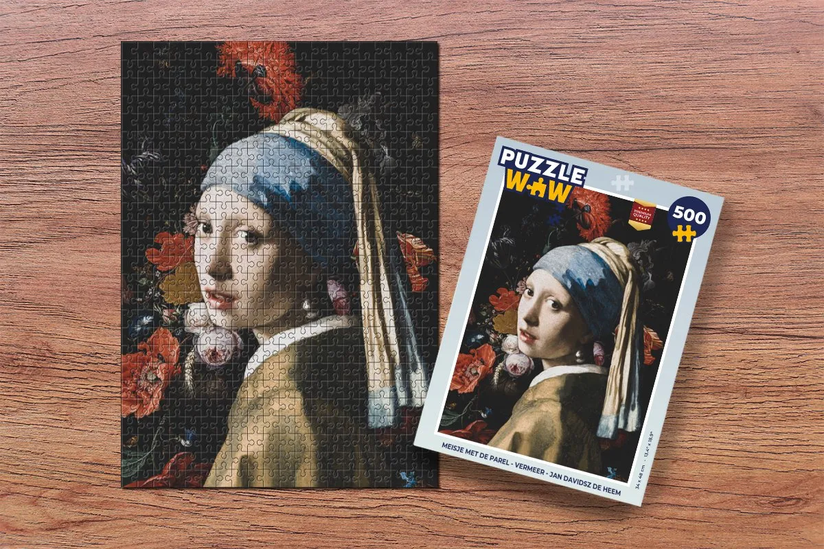 PuzzleWow Vermeer Legpuzzel 500 Stuks - Multicolor