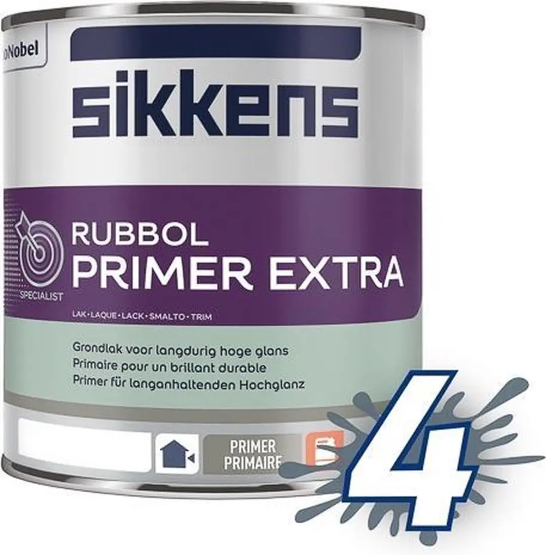 Sikkens Rubbol Primer Extra 1L - Wit