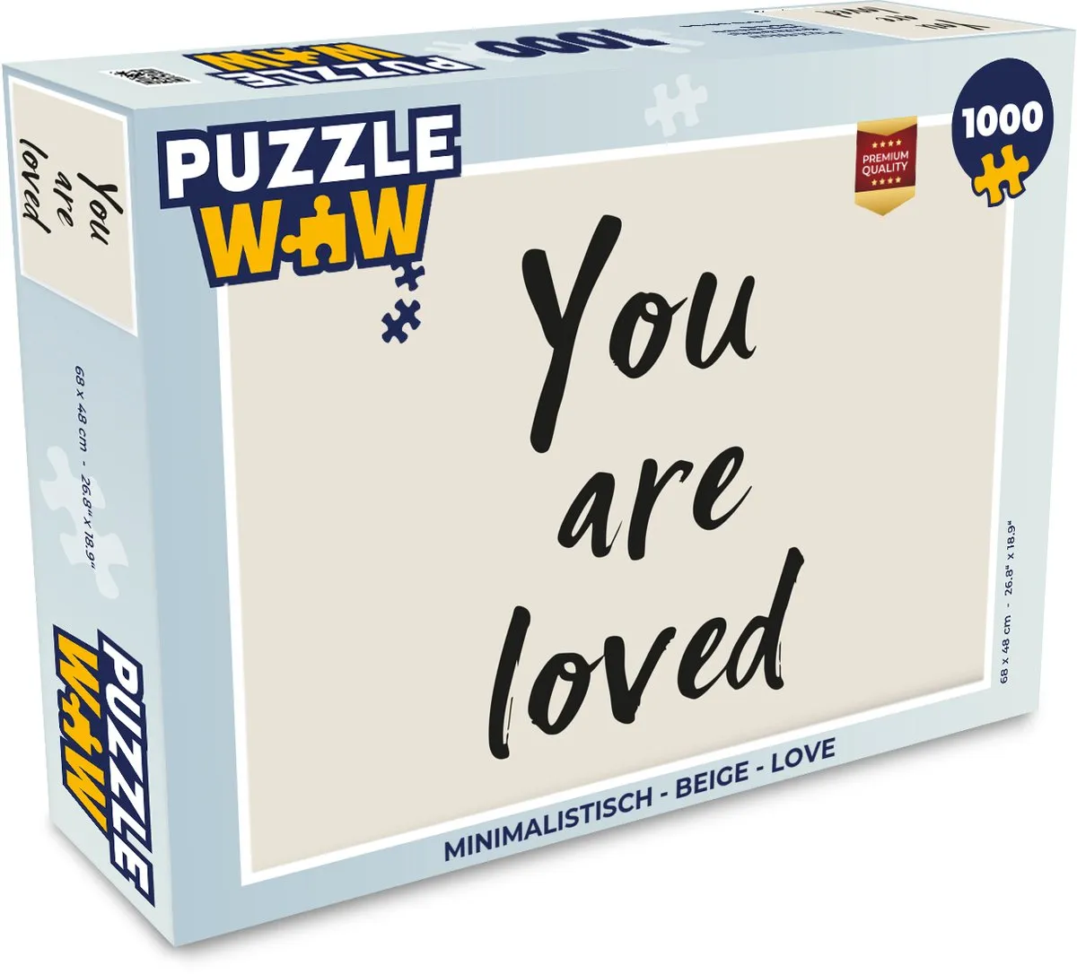 PuzzleWow Love Legpuzzel 1000 Stuks