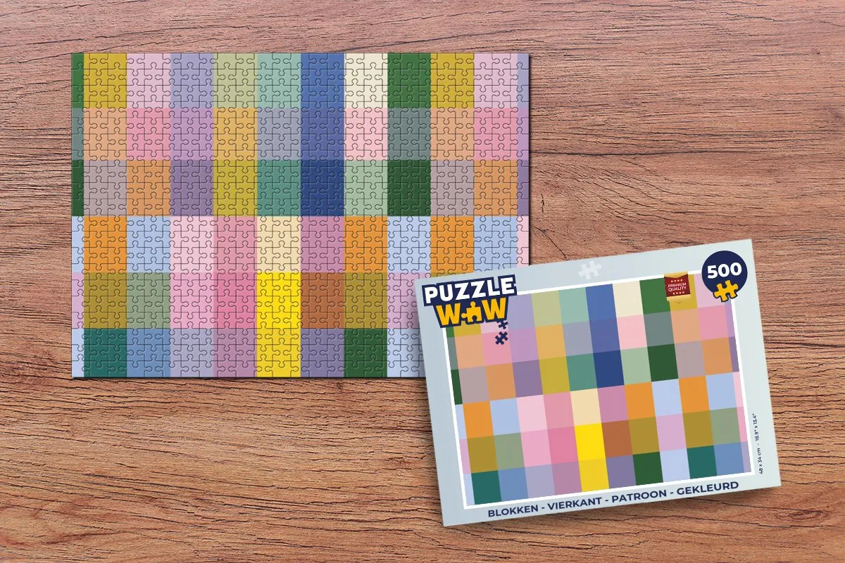 PuzzleWow Patroon Puzzel 500 Stuks - MPN 8721406860280