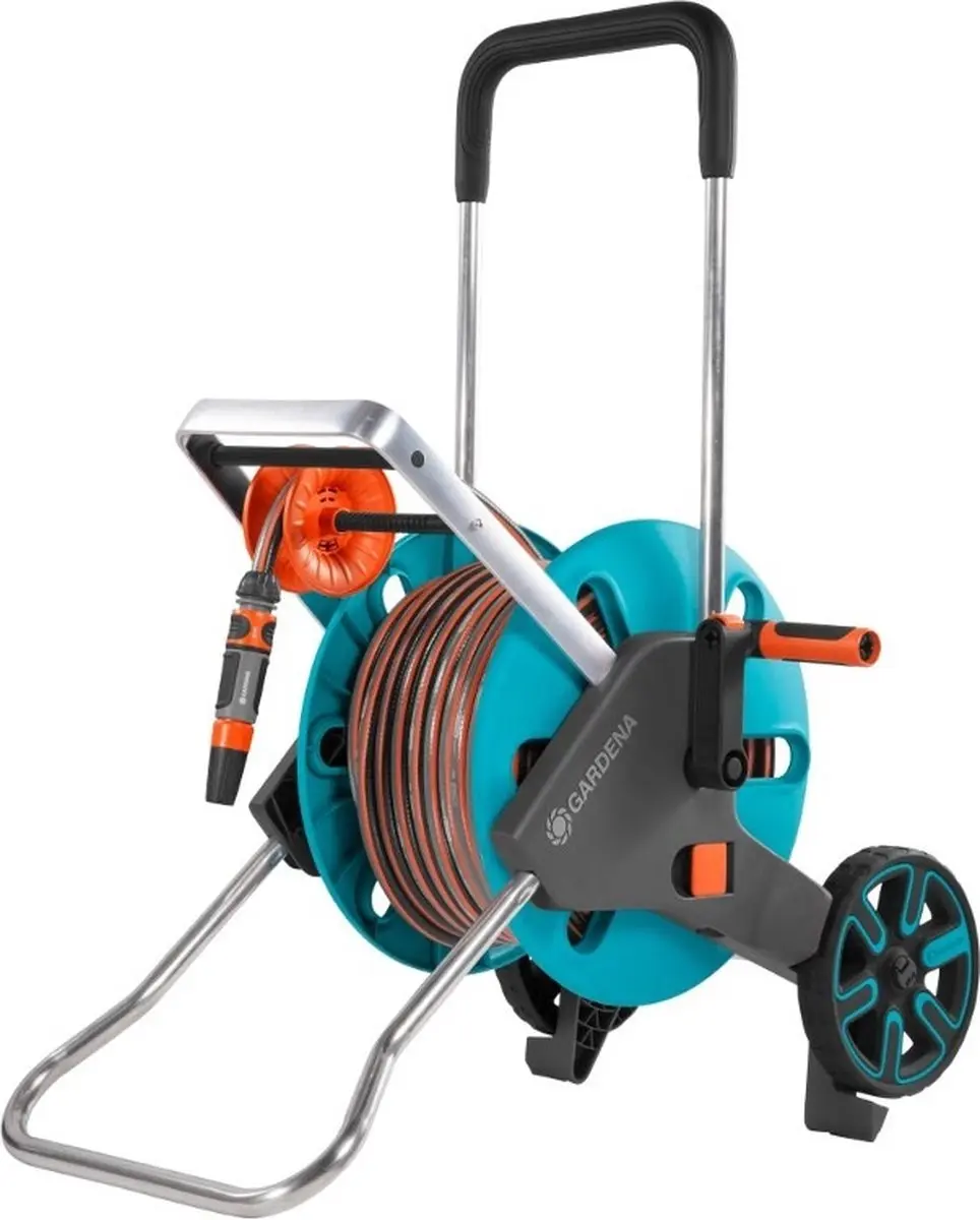 Gardena CleverRoll M Easy Set Slangwagen 20m - Turquoise - afbeelding 2 van 6
