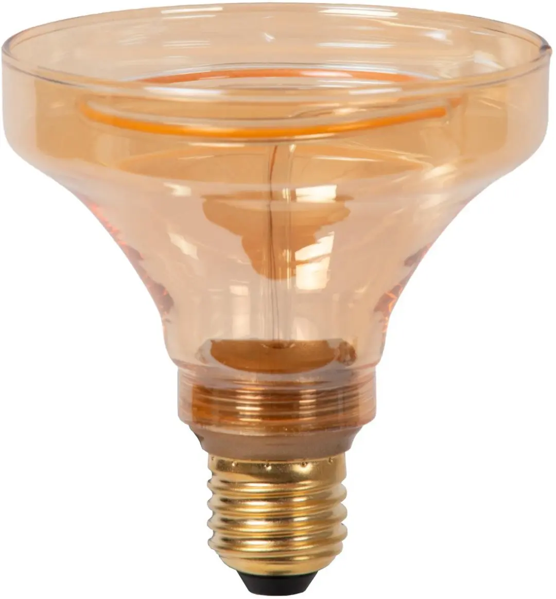 Lucide GO100 LED Filamentlamp E27 4W 2200K - Amber - afbeelding 3 van 4