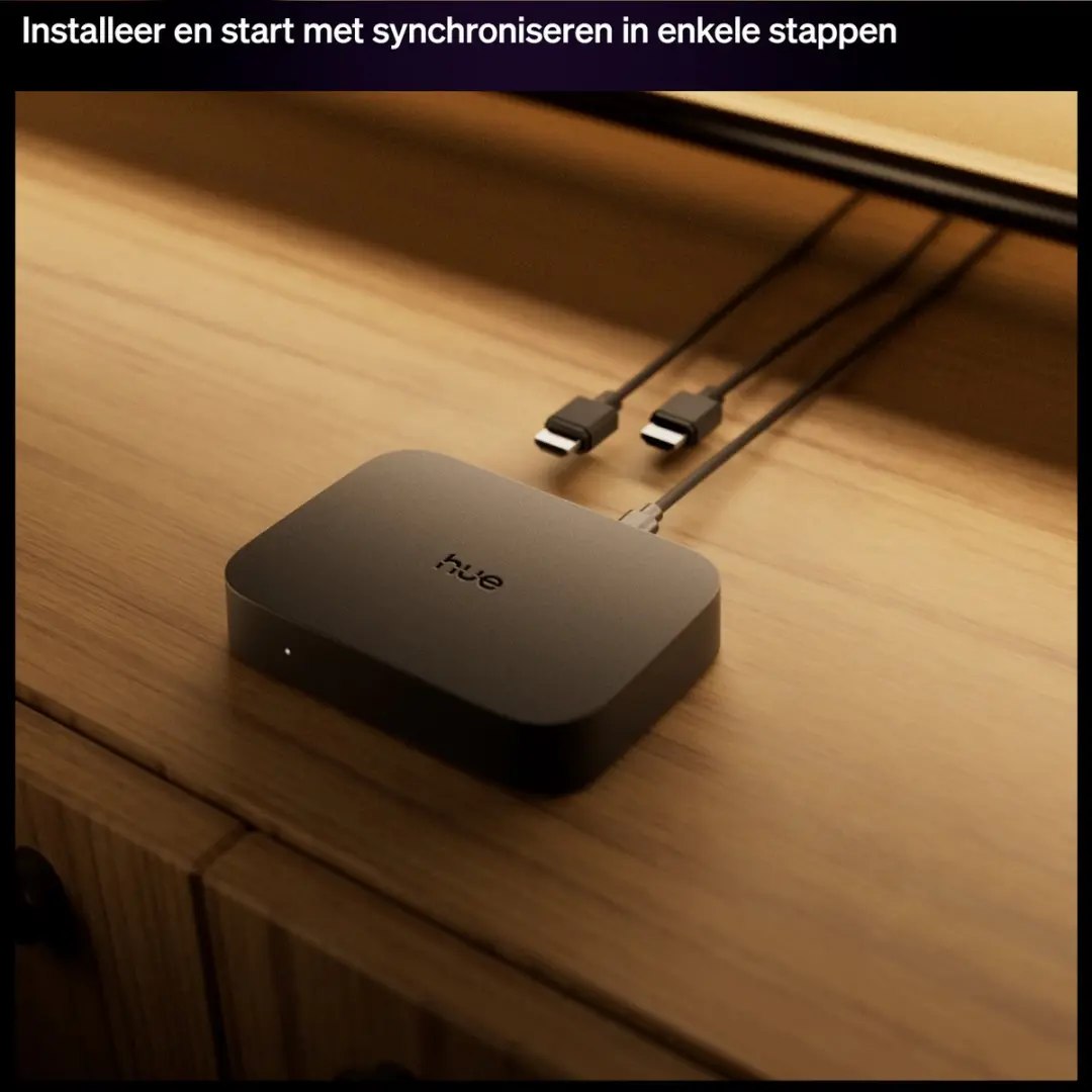 Philips Hue Play HDMI Sync Box 4K - Zwart - afbeelding 5 van 6