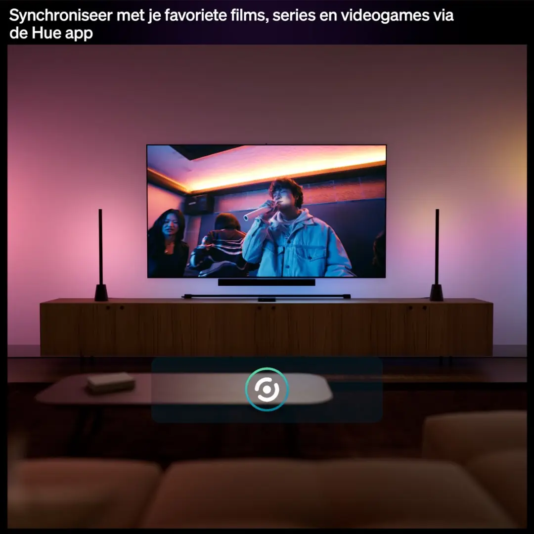 Philips Hue Play HDMI Sync Box 4K - Zwart - afbeelding 3 van 6