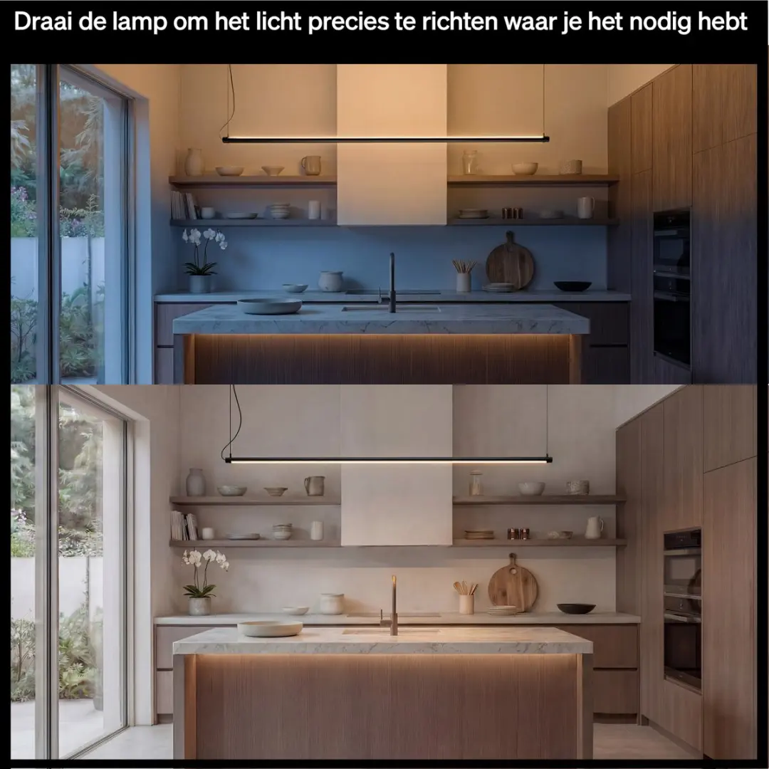 Philips Hue Signe Tube Hanglamp - Zwart - 20.000K - afbeelding 6 van 6