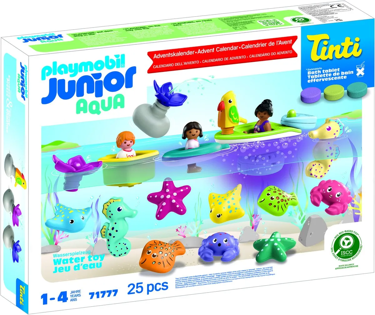 Playmobil Junior & Tinti Zwempret Adventskalender 71777 - Multicolor