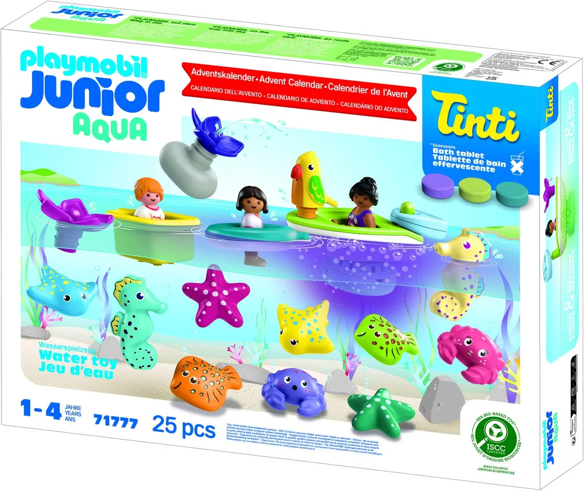 Playmobil Junior & Tinti Zwempret Adventskalender 71777 - Multicolor