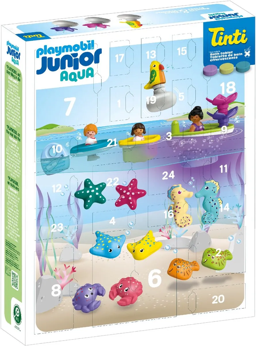 Playmobil Junior & Tinti Zwempret Adventskalender 71777