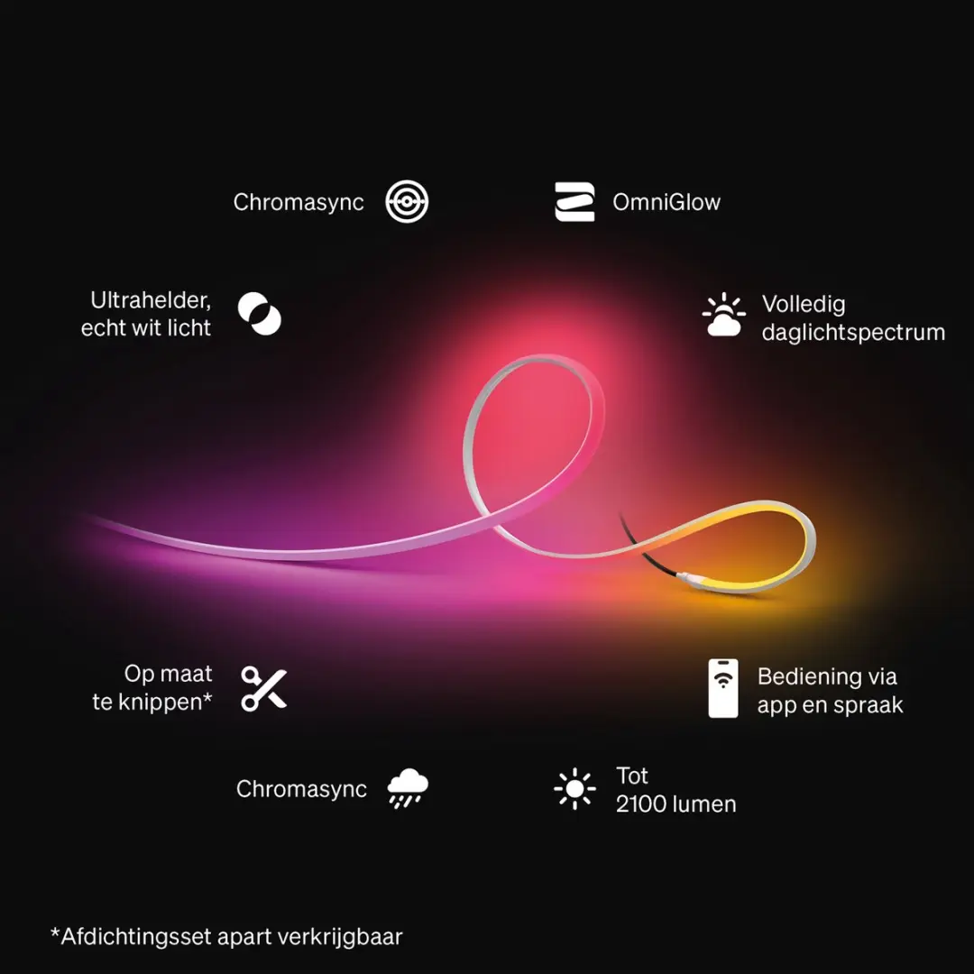 Philips Hue Omniglow Outdoor LED Strip 5m - RGBW