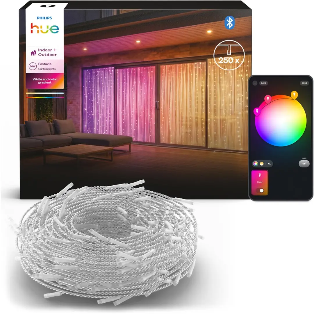 Philips Hue Festavia LED Lichtgordijn 1.35x2m