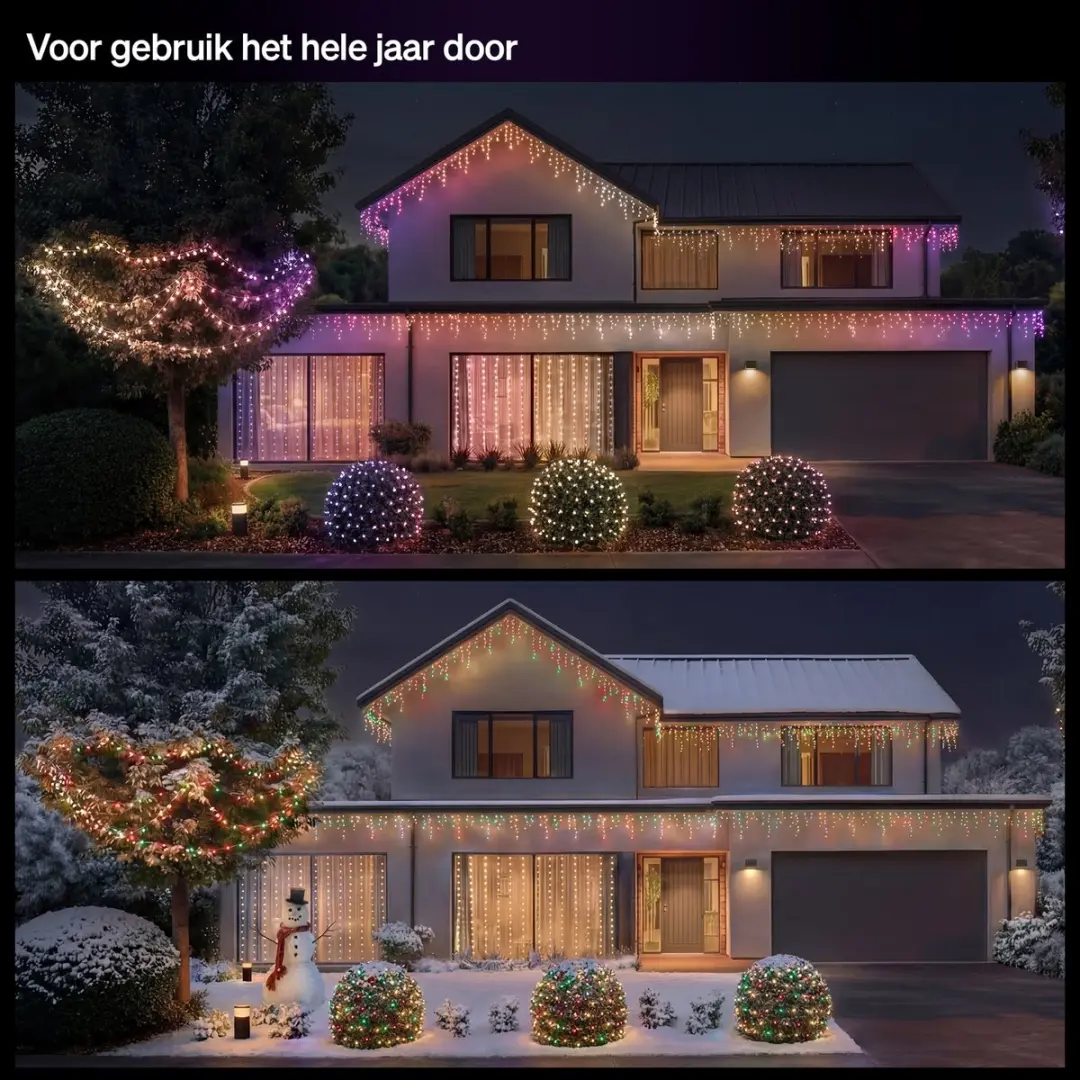 Philips Hue Festavia LED Lichtslinger 8.5m - Multicolor - Zwart - afbeelding 6 van 6