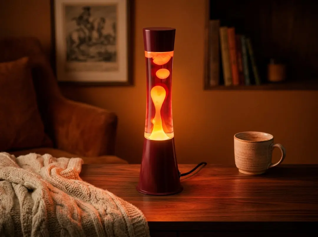 Eglo Lava LED Tafellamp 39,5cm - Bordeaux - afbeelding 6 van 6