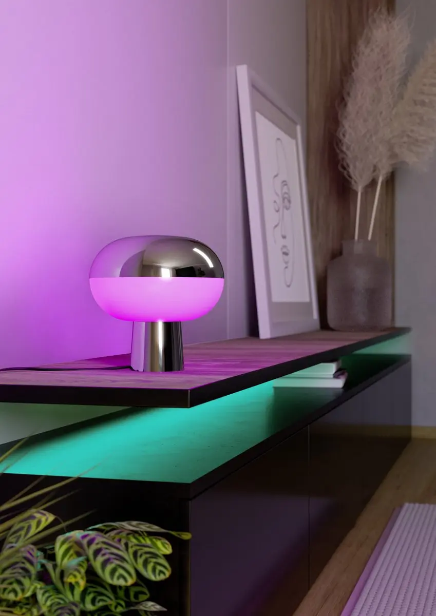 Eglo Marini-Z Tafellamp 22cm - RGB & Wit - Dimbaar - Zigbee - afbeelding 4 van 6