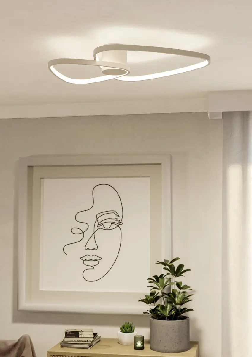 Eglo Leporano Plafondlamp 60cm - Instelbaar wit licht - afbeelding 5 van 6