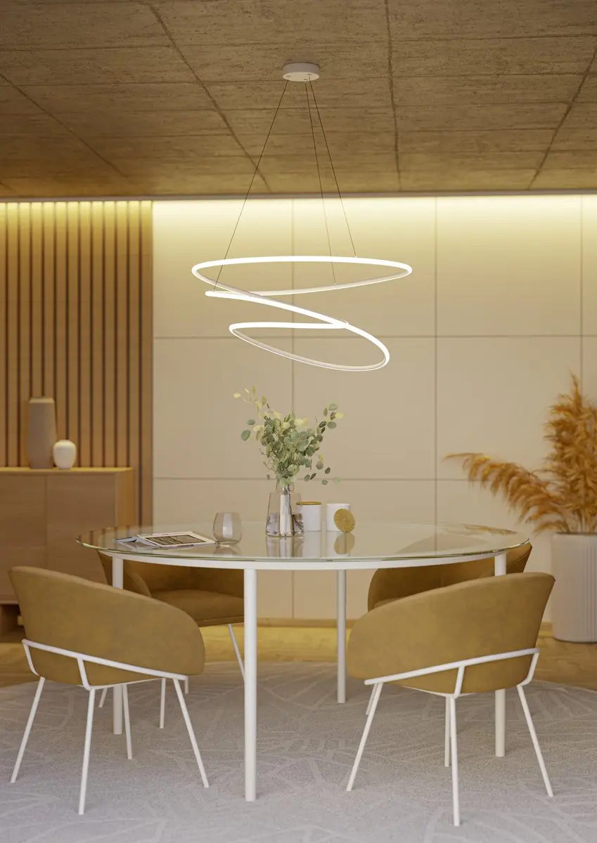 EGLO Racale Hanglamp - Ø78cm - Brons - afbeelding 4 van 6