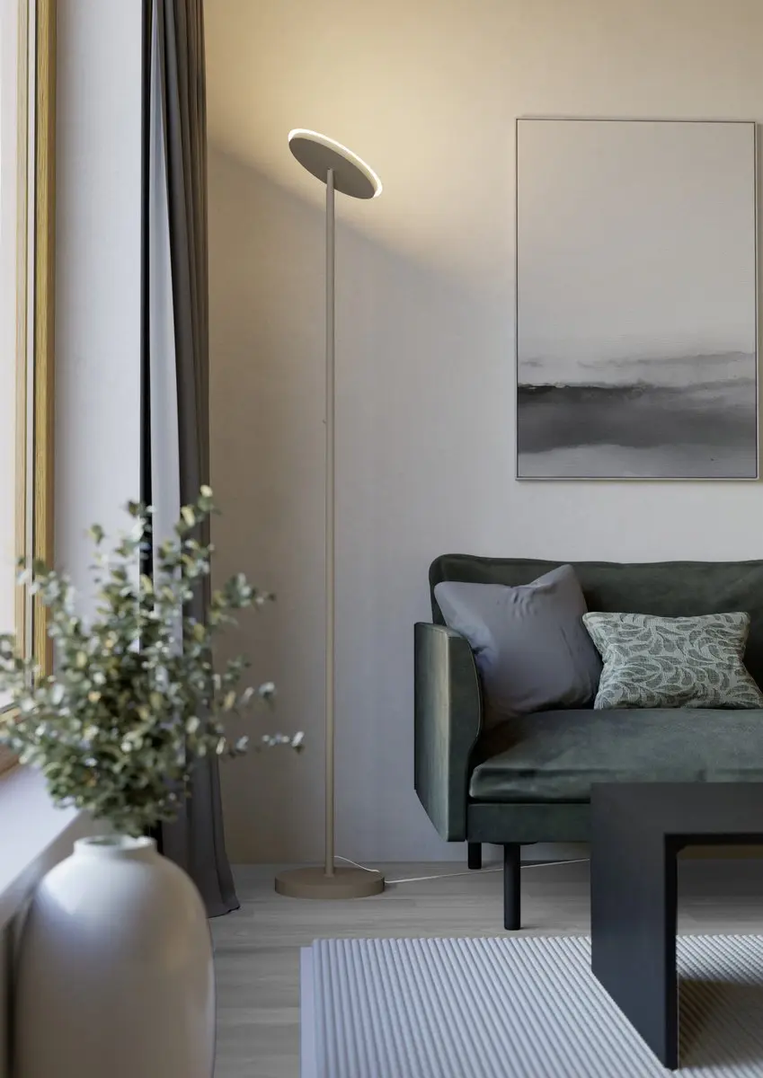 Eglo Piagnolo Vloerlamp 168cm - Zandkleur - afbeelding 6 van 6