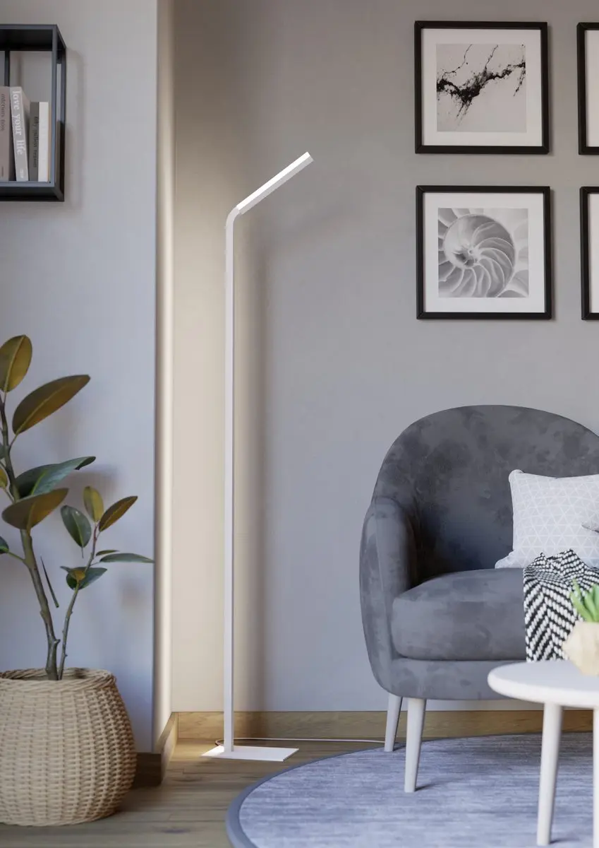 Eglo Mirante Vloerlamp 158cm - Wit - Instelbaar & Dimbaar - afbeelding 6 van 6