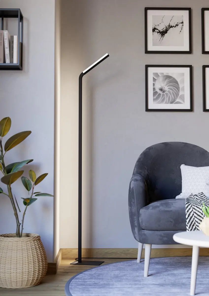 EGLO Mirante Vloerlamp 158,4cm - Zwart - afbeelding 5 van 6