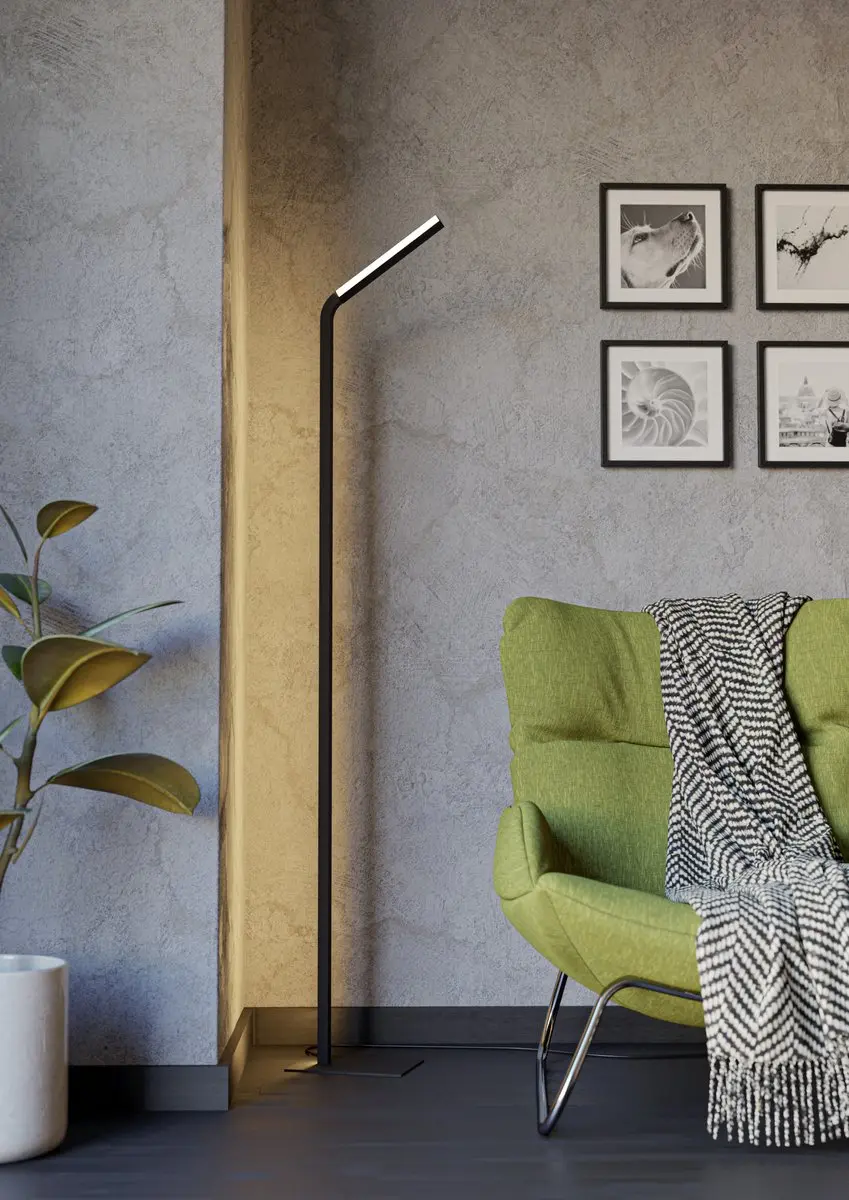 EGLO Mirante Vloerlamp 158,4cm - Zwart - afbeelding 4 van 6