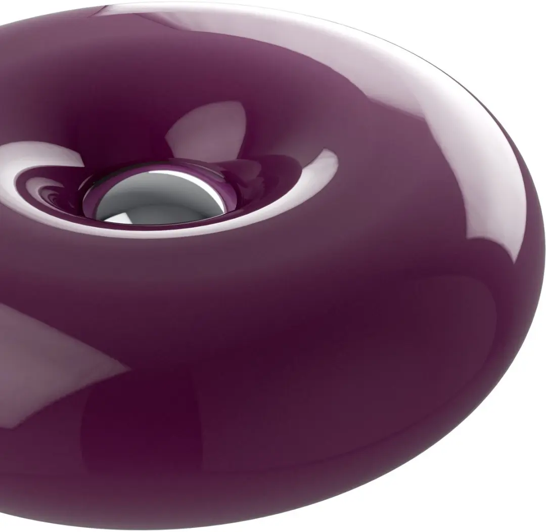 Eglo Basile LED Wandlamp Ø30cm - Chroom/Violet - afbeelding 3 van 6