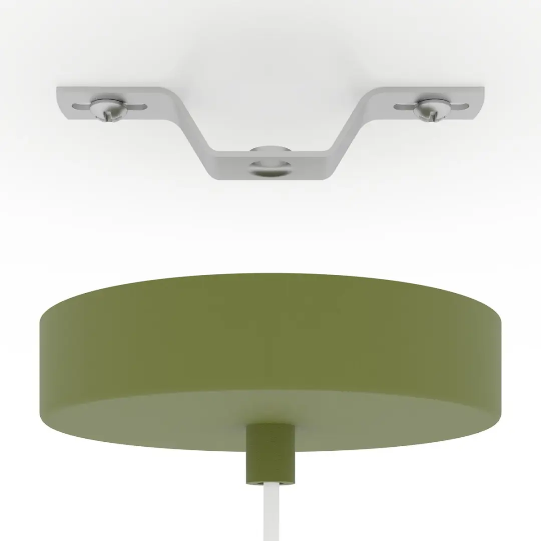 Eglo Berardelli Hanglamp E27 - Ø30cm - Groen/Wit - afbeelding 3 van 6