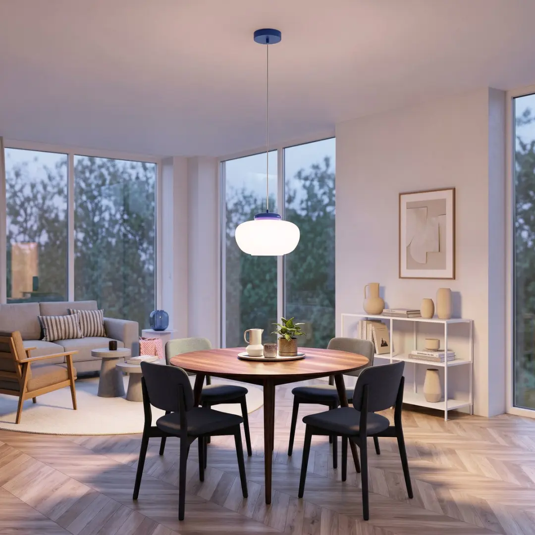 Eglo Berardelli Hanglamp Ø30cm - Roze/Blauw - afbeelding 5 van 6