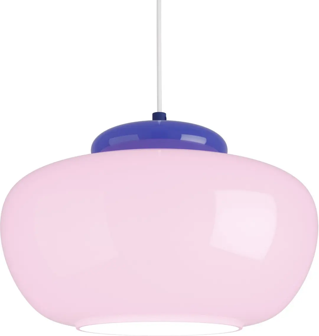 Eglo Berardelli Hanglamp Ø30cm - Roze/Blauw - afbeelding 2 van 6