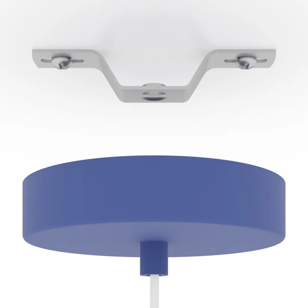 Eglo Berardelli Hanglamp Ø30cm - Roze/Blauw - afbeelding 3 van 6