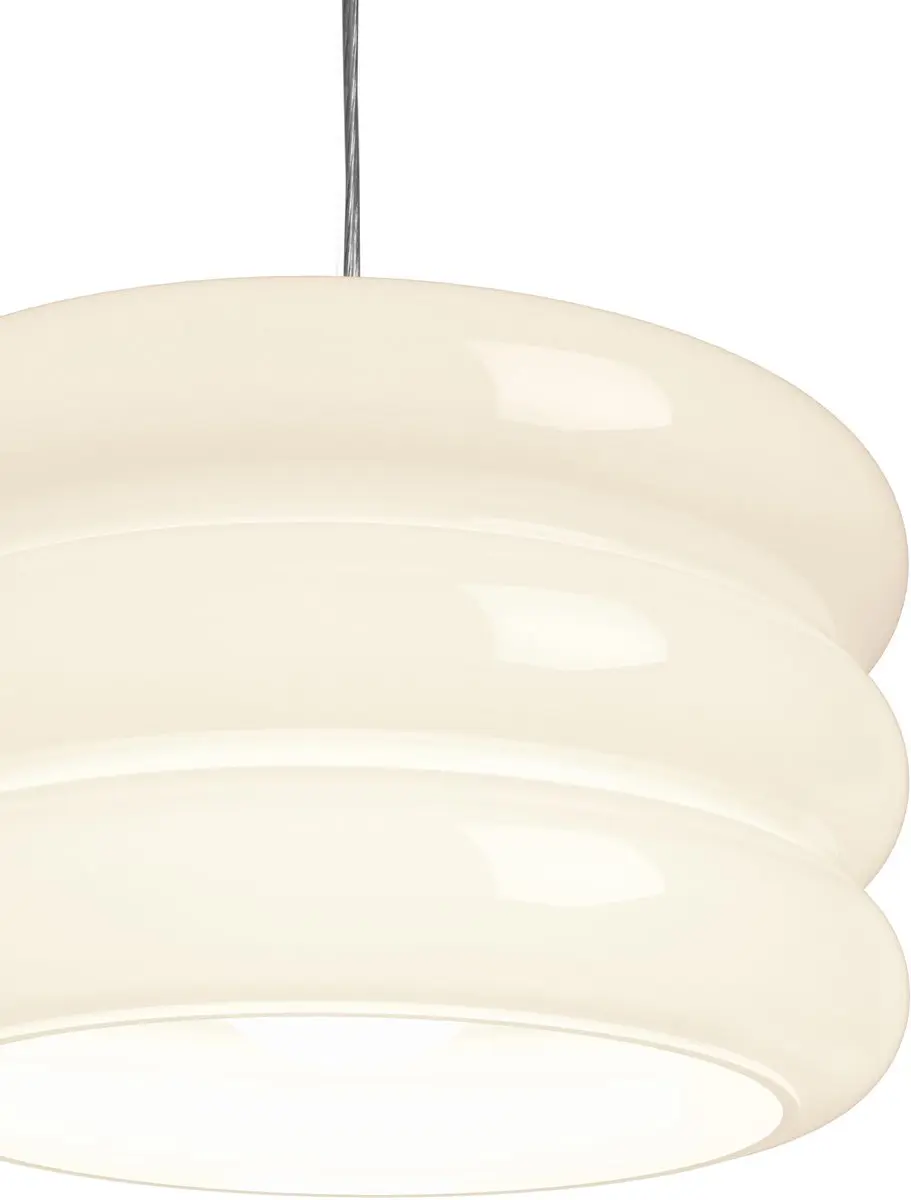 Eglo Tortora Hanglamp E27 - Ø20cm - Chroom/Wit - afbeelding 4 van 6