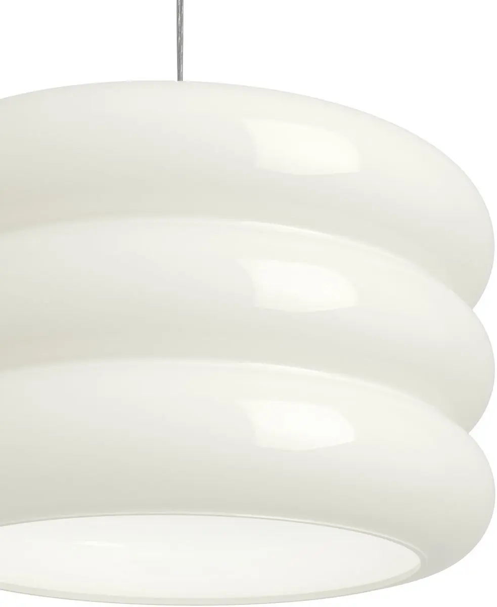 Eglo Tortora Hanglamp E27 - Ø30cm - Chroom/Wit - afbeelding 4 van 6