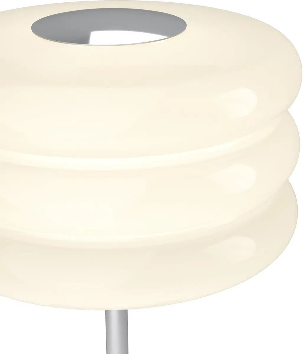 Eglo Tortora Tafellamp E14 - 30cm - Chroom/Wit - afbeelding 3 van 6