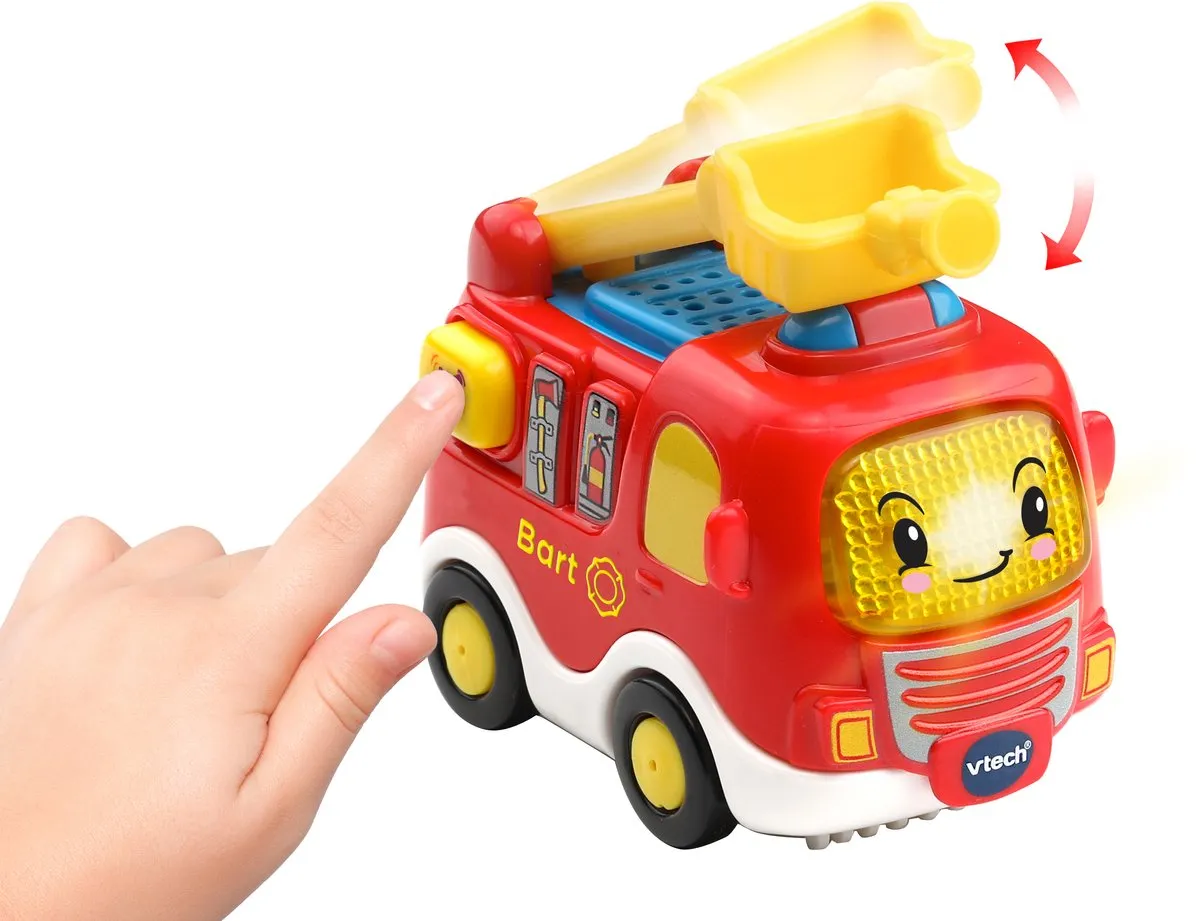 VTech Toet Toet Auto's Bart Brandweer Speelgoedauto - 4x AAA