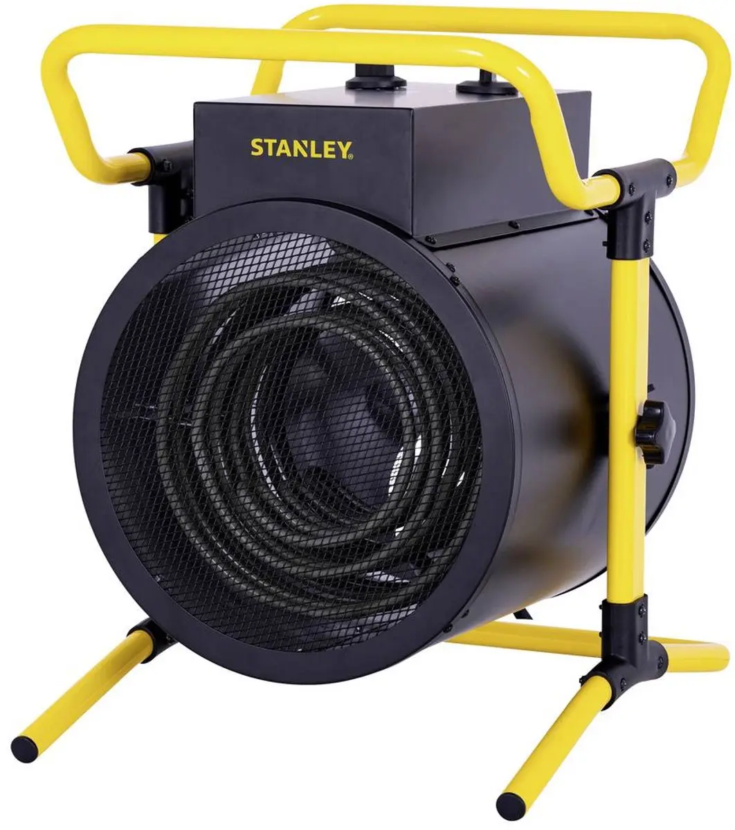 Stanley SXJH119000E Ventilatorkachel 9000W - 90 m² - Zwart/geel - afbeelding 3 van 6