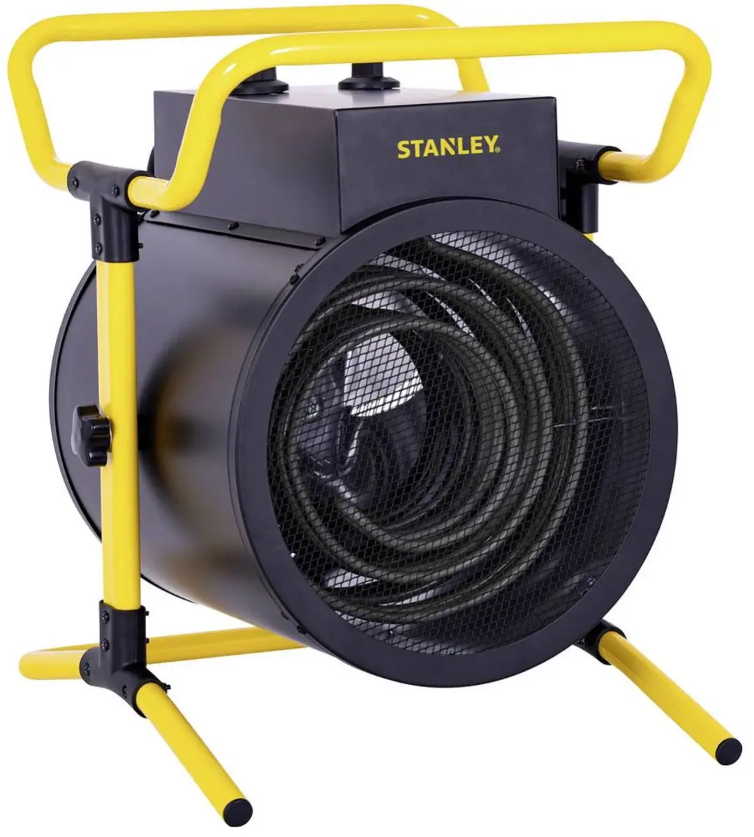 Stanley SXJH119000E Ventilatorkachel 9000W - 90 m² - Zwart/geel - afbeelding 4 van 6